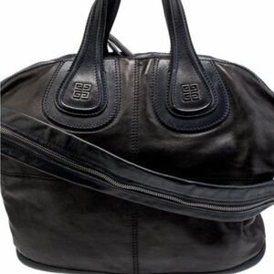 Givenchy Black Leather Duffel Bag